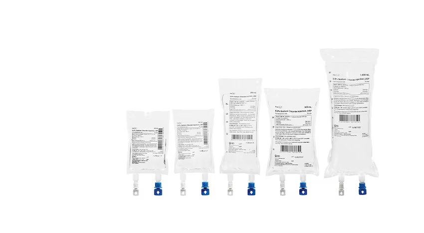 Medical Normal Saline IV Solution Bags