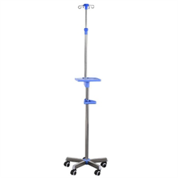 Mobile IV Pole Stand - Muscat Medical Equipment