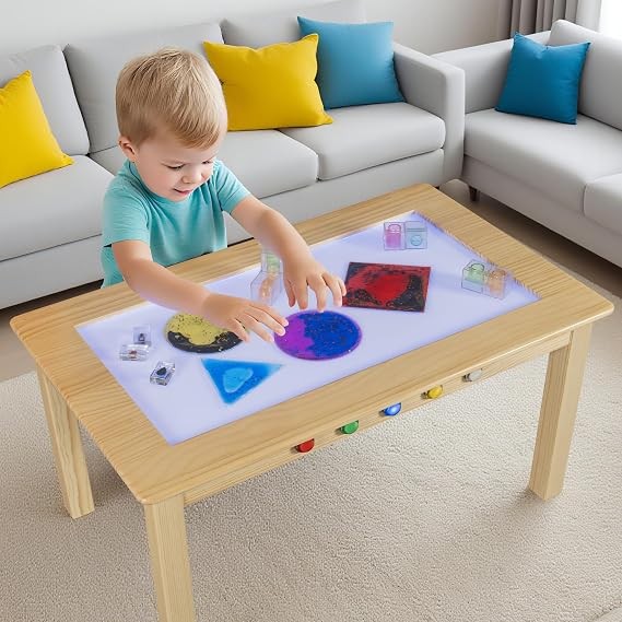 Rainbow Sensory Light Table