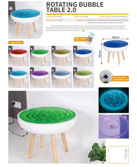 Spiral Bubble Flow Table (Advanced)