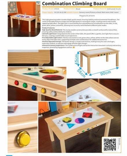 Rainbow Sensory Light Table