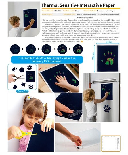 Heat-Sensitive Interactive Paper Panel