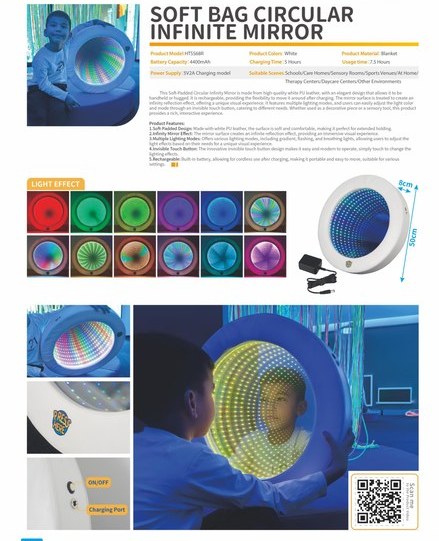 Soft Round Infinity Mirror