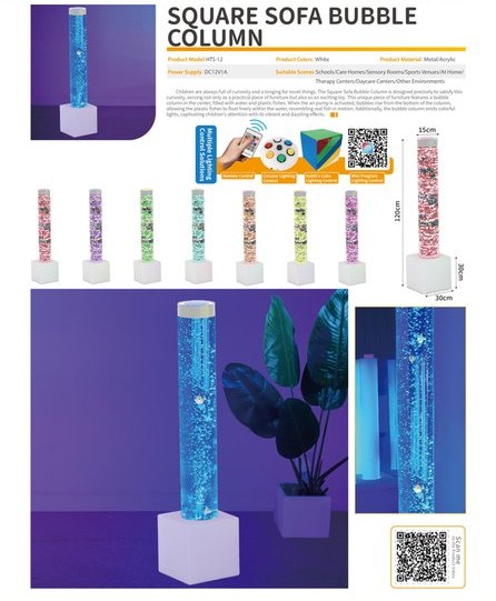 Square Base Bubble Tube