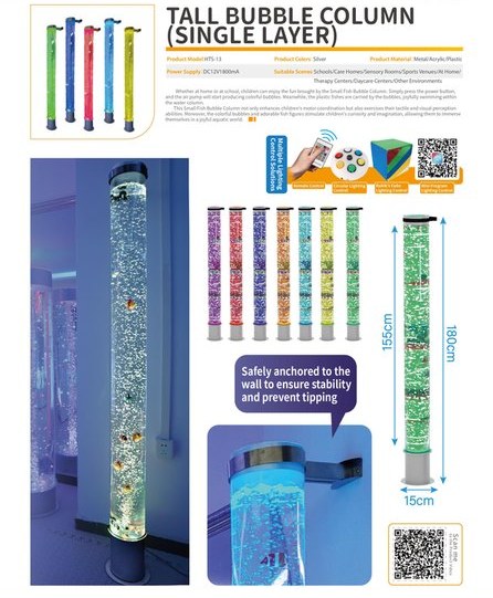 Tall Bubble Tube Single Layer