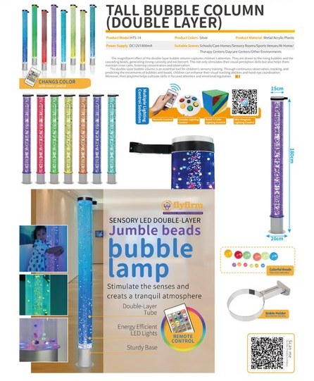 Tall Bubble Tube Double Layer