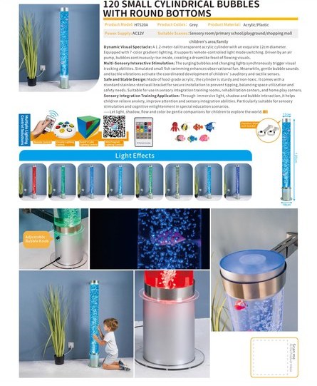 Round Base Bubble Tube (Premium)