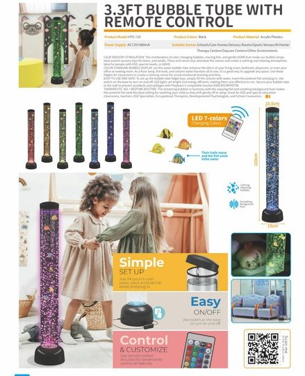 Classic Sensory Bubble Tube Aquarium