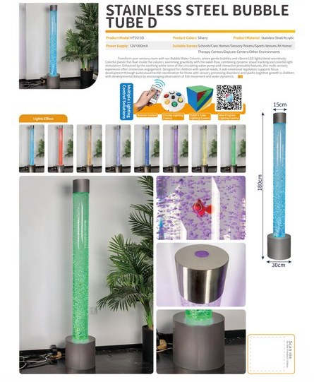 Water Bubble Column Stainless Base (Large)