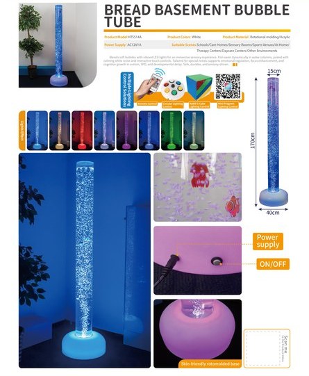Bread-Shaped Base Bubble Tube