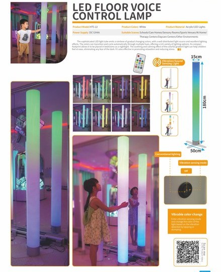 Sound Reactive LED Colour Changing Tube (Small)