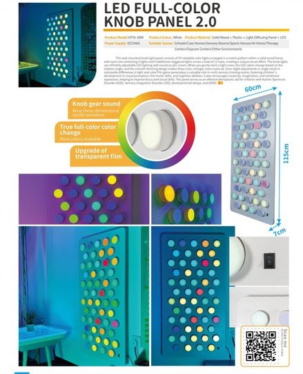 Large Jumbo Spectrum Light Wall