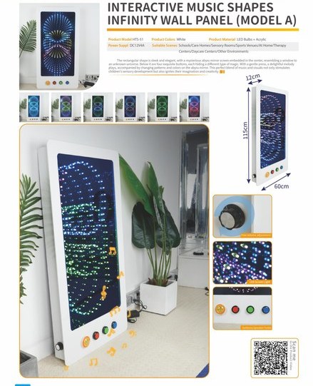 Sensory Music & Light Wall Board (Model B)