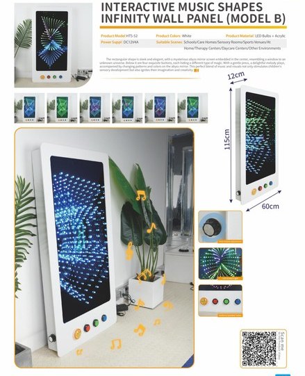 Sensory Music & Light Wall Board (Model C)