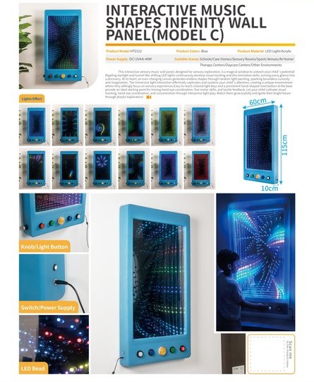 Interactive Music & Light Wall Panel