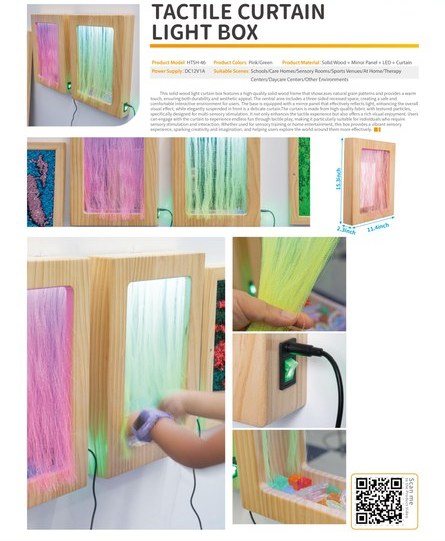 Compact Sensory Wall Light Board