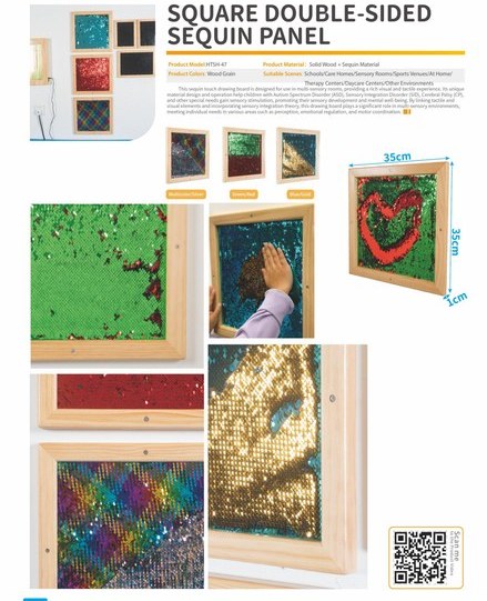 Sensory Flip Sequin Board Combo