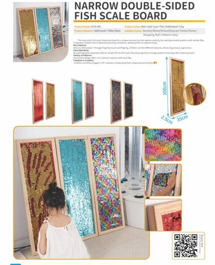 Slim Sensory Flip Sequin Board (Small)