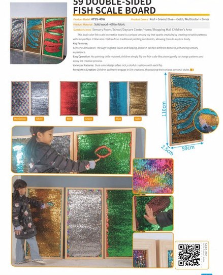 Slim Sensory Flip Sequin Board (Large)