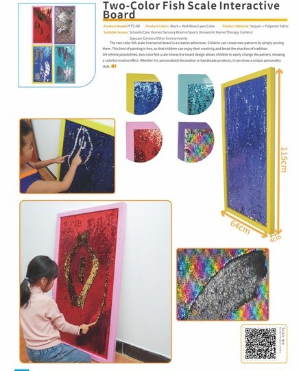 Slim Sensory Flip Sequin Board (XL)