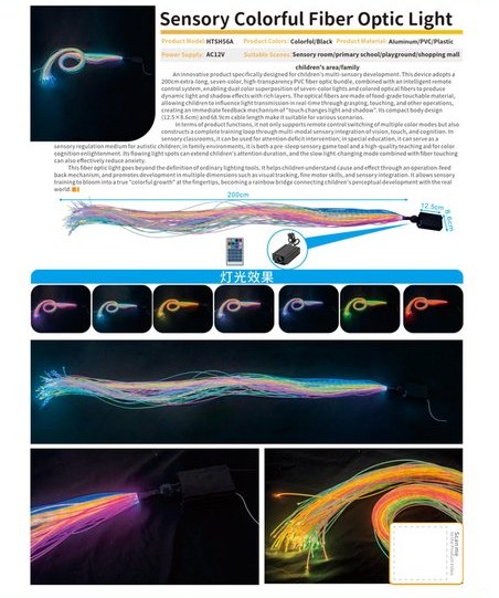 Sensory Colorful Fiber Optic Lamp